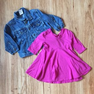 6 pc Girls Jacket/Dress lot 2T